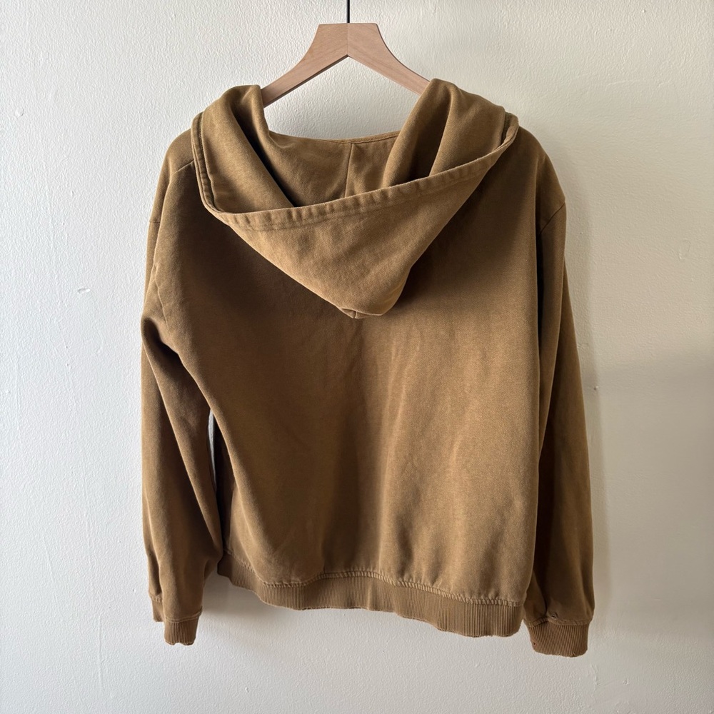 Urban Outfitters Olive Zip Up Sweater - Picture 2 of 7